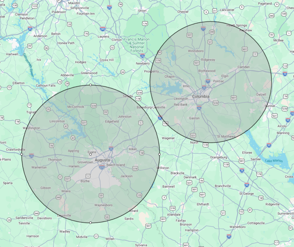 GMRS Coverage Map